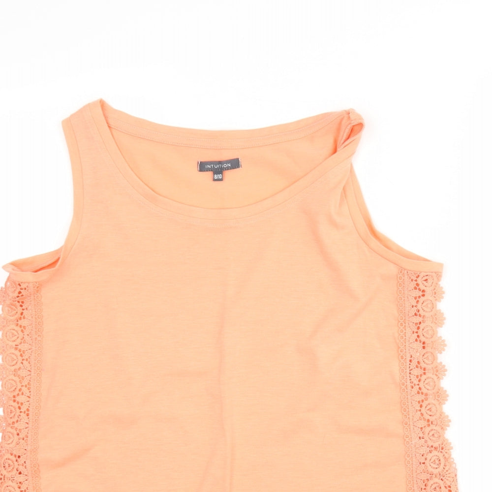 Womens UK Size 8 Intuition Pink Basic Tank