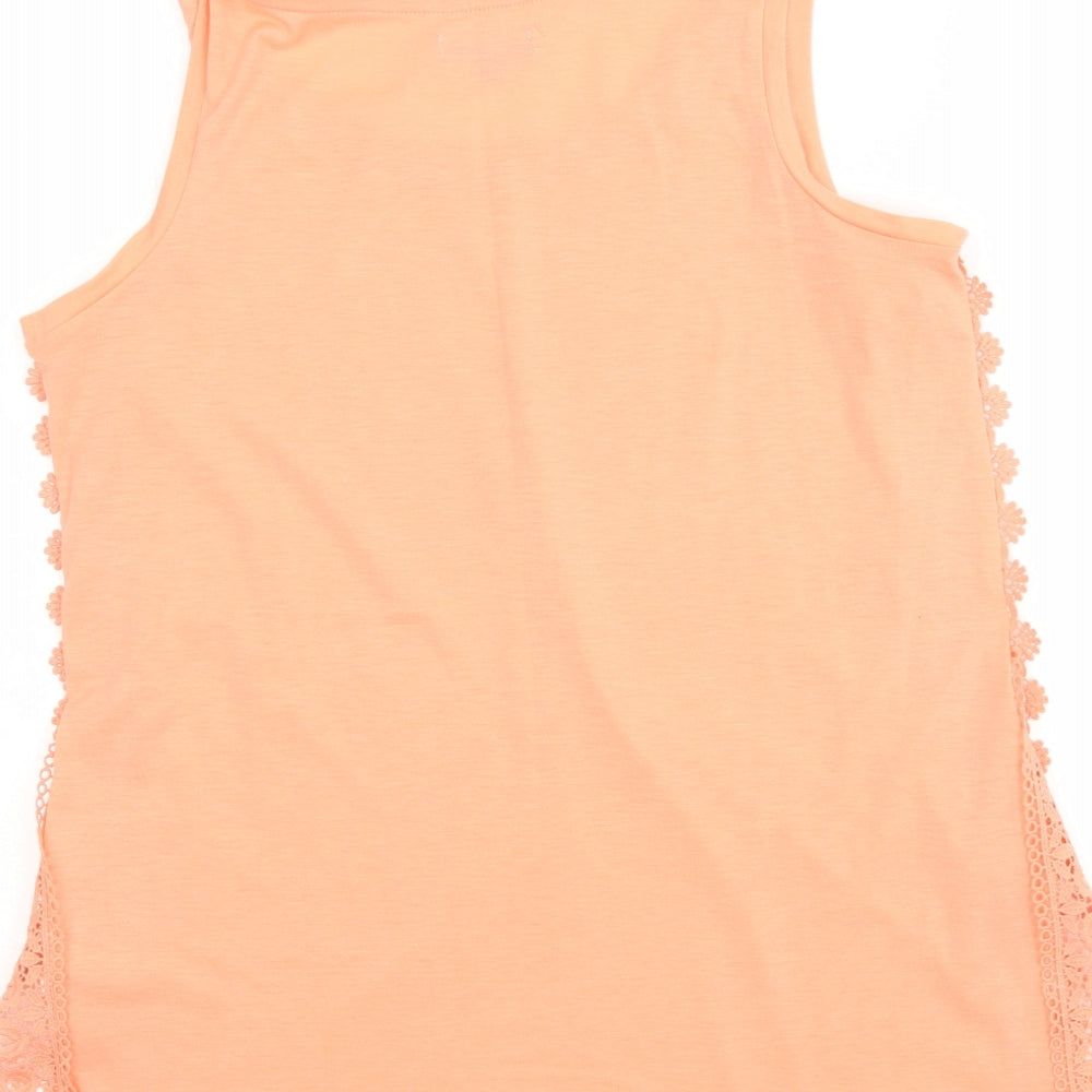 Womens UK Size 8 Intuition Pink Basic Tank