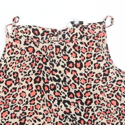 Womens UK Size 10 New Look Multicoloured Basic Tank