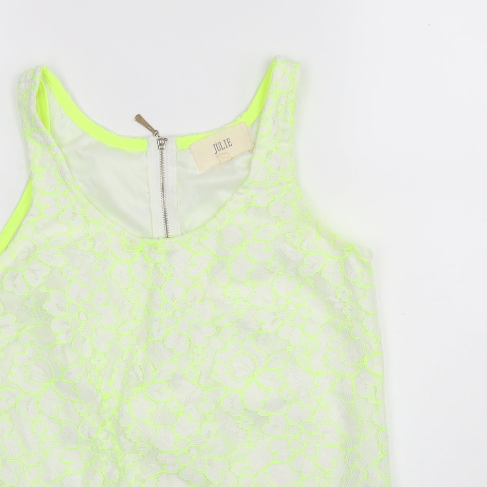 Womens UK Size S Julie Multicoloured Basic Tank