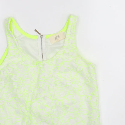 Womens UK Size S Julie Multicoloured Basic Tank