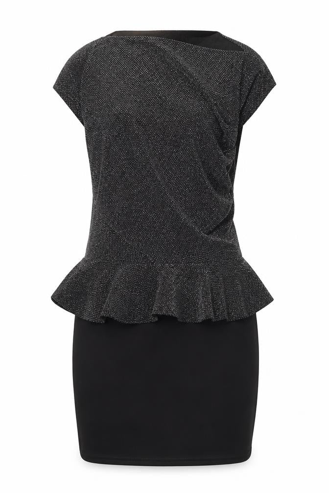 Nikka Womens Multicoloured  Polyester Mini  Size S  Round Neck