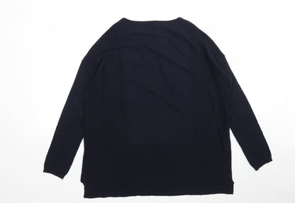 Womens UK Size 6 Topshop Blue Pullover Jumper