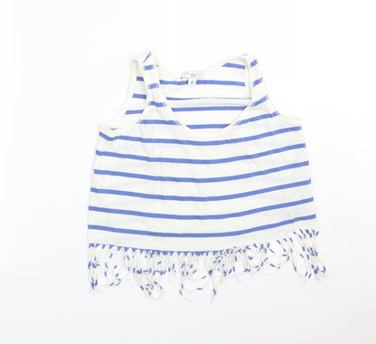 Womens UK Size 8 New Look Multicoloured Basic T-Shirt