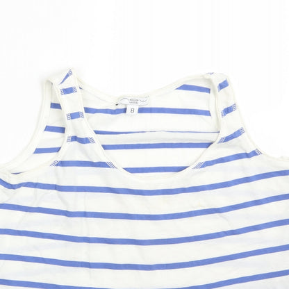 Womens UK Size 8 New Look Multicoloured Basic T-Shirt