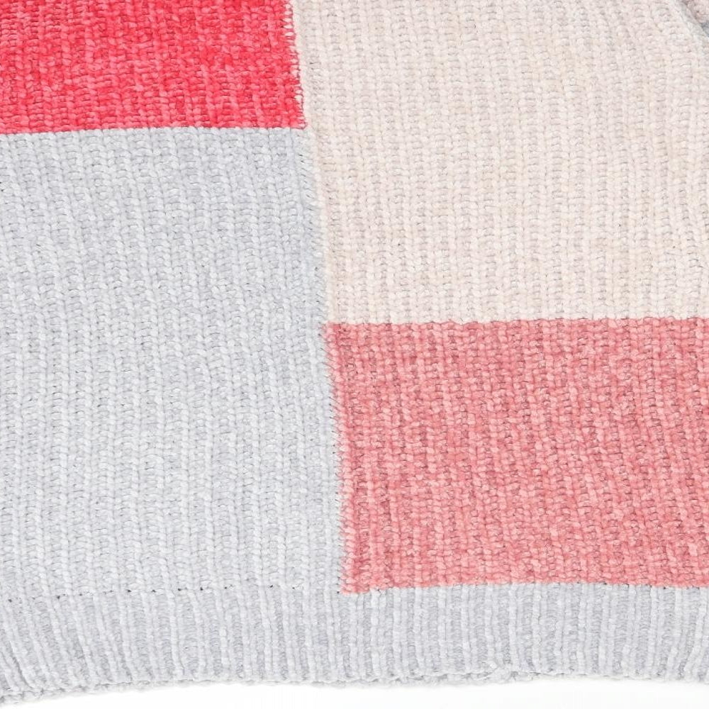 Studio Womens Multicoloured Colourblock Polyester Pullover Sweatshirt Size 10