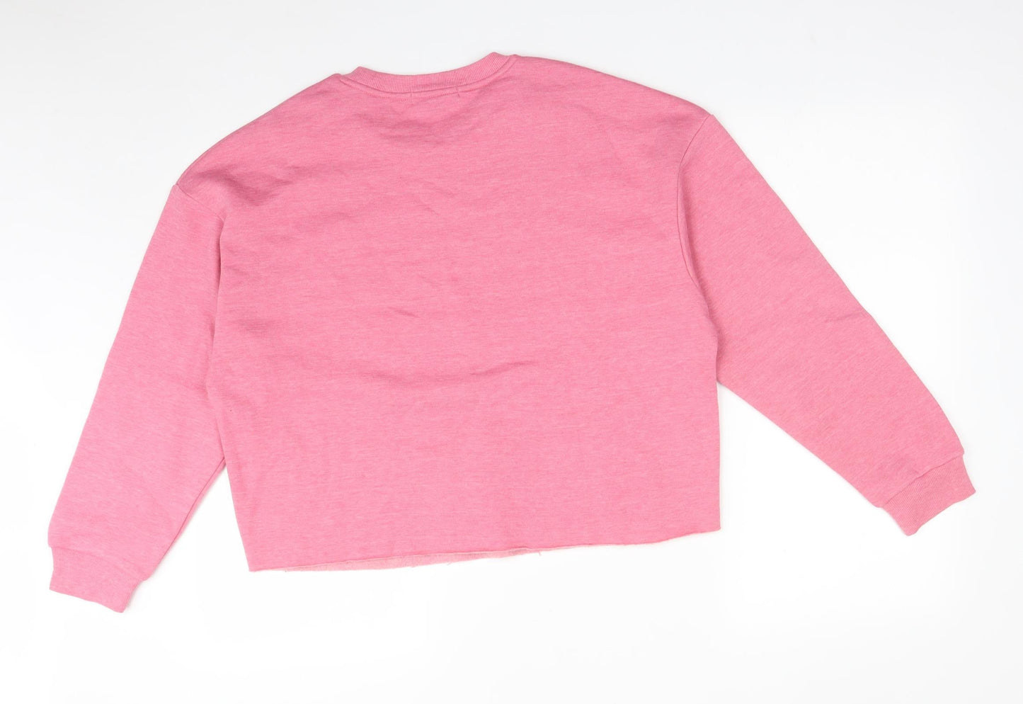 Studio Womens Pink  Polyester Pullover Sweatshirt Size 14