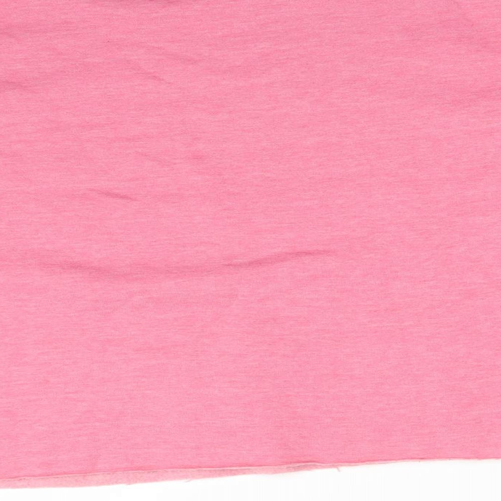 Studio Womens Pink  Polyester Pullover Sweatshirt Size 14