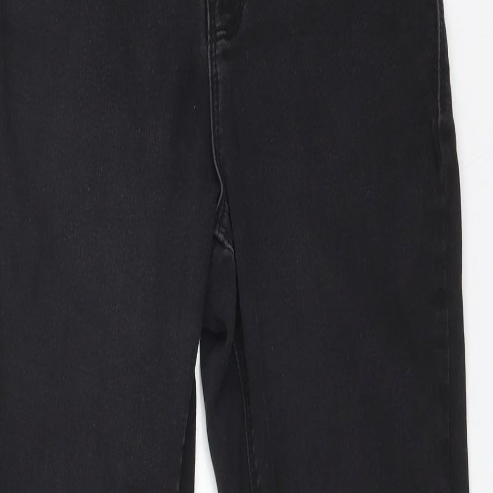 Dorothy Perkins Womens Black  Cotton Skinny Jeans Size 8 L28 in Regular