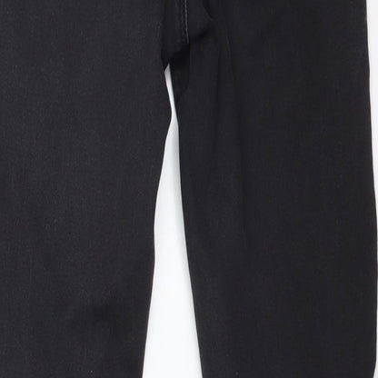Dorothy Perkins Womens Black  Cotton Skinny Jeans Size 8 L28 in Regular