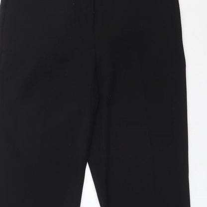 Womens UK Size 10 New Look Regular Fit Dress Pants Black Trousers