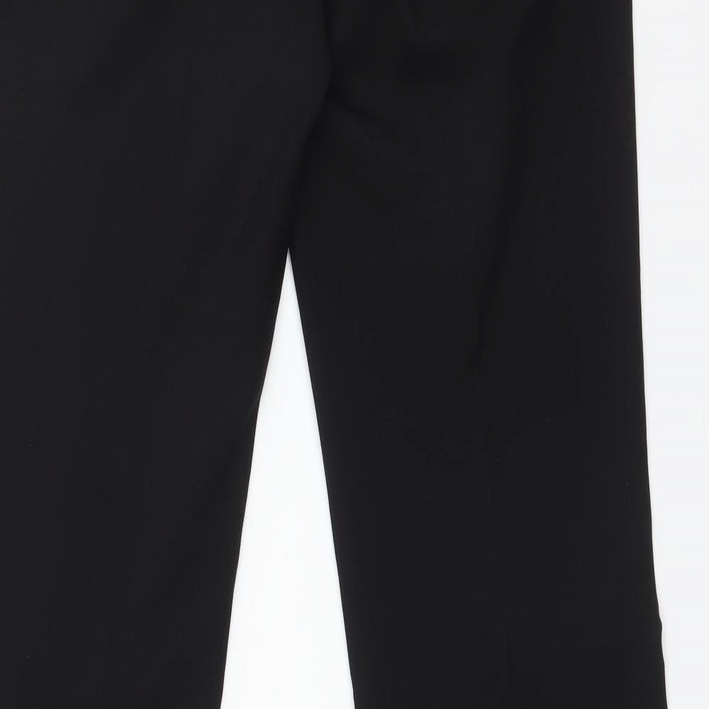 Womens UK Size 10 New Look Regular Fit Dress Pants Black Trousers