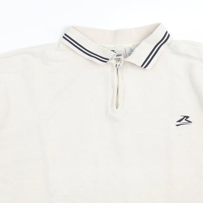 BLUE STONE Mens Beige  Cotton  Polo Size S Collared