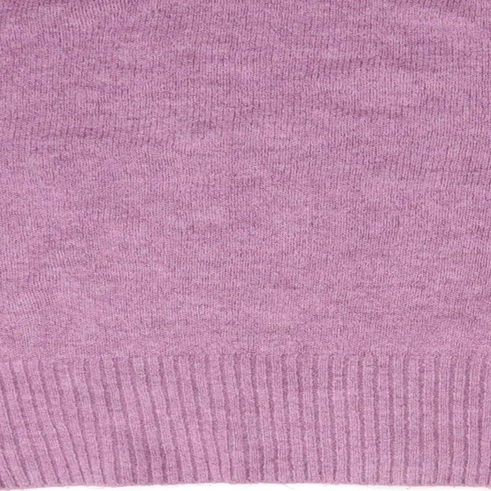 M&S Womens Purple  Acrylic Pullover Sweatshirt Size L