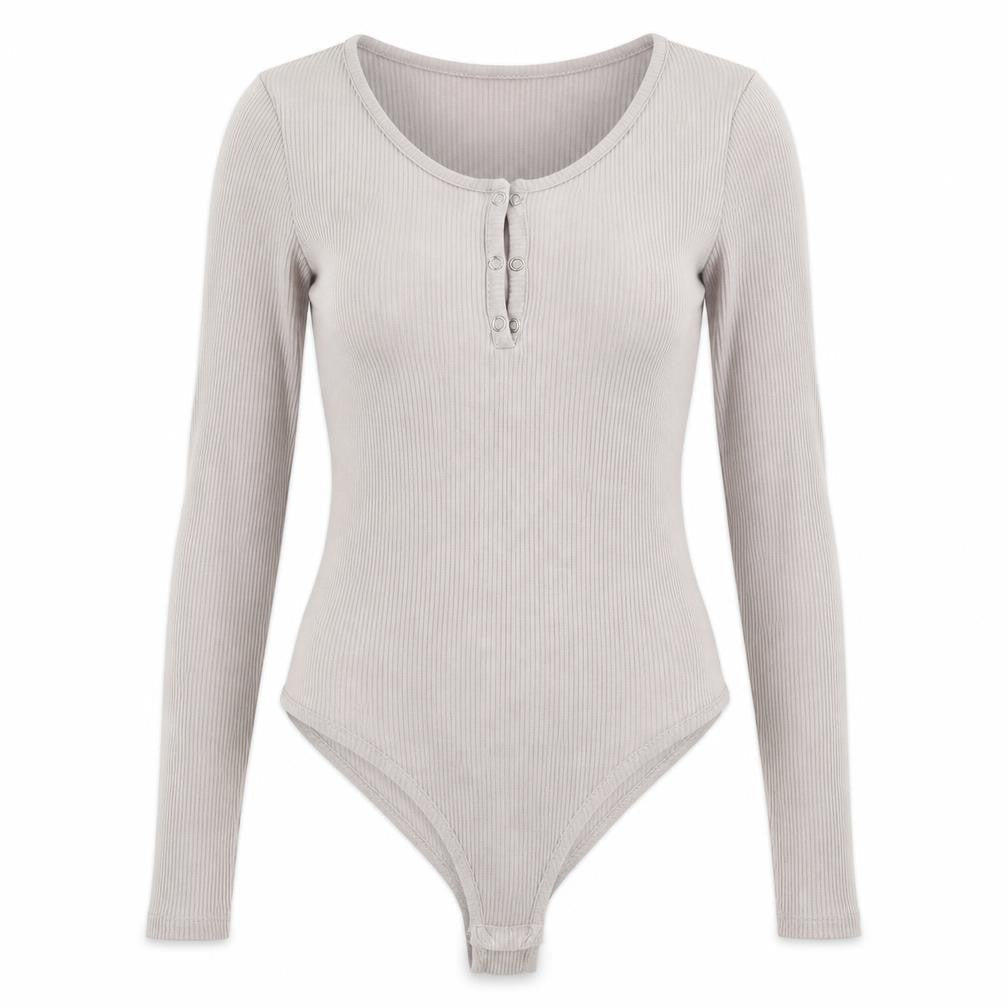 Womens UK Size S Primark One-Piece Grey Bodysuit