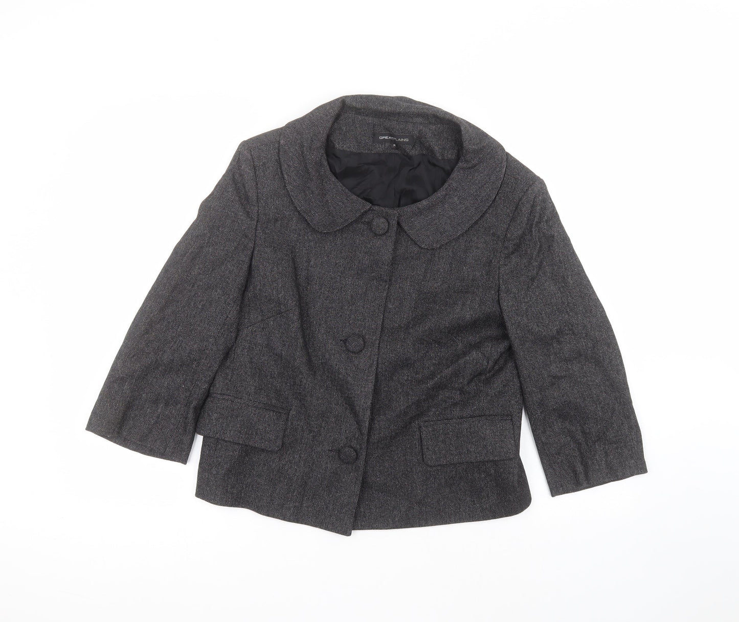 GREAT PLAINS Womens Black   Jacket  Size M