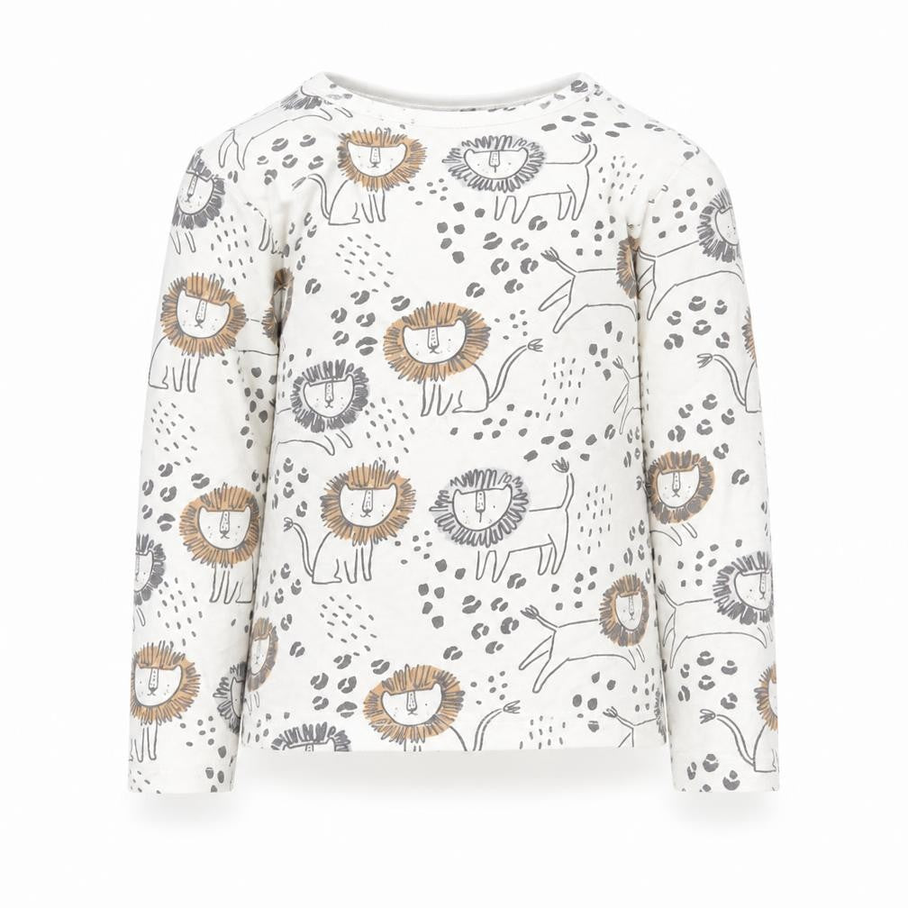 Front view of Tu boys’ white cotton basic t-shirt, size 12, years round neck