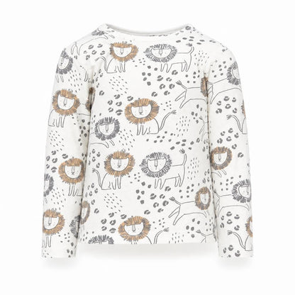 Front view of Tu boys’ white cotton basic t-shirt, size 12, years round neck