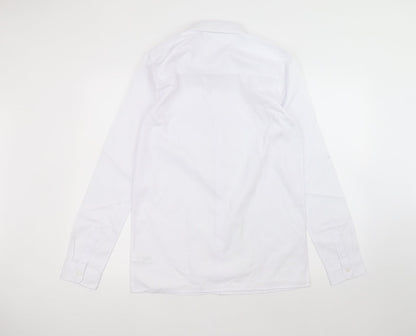 NEXT Boys White  Polyester Basic Button-Up Size 16 Years Collared