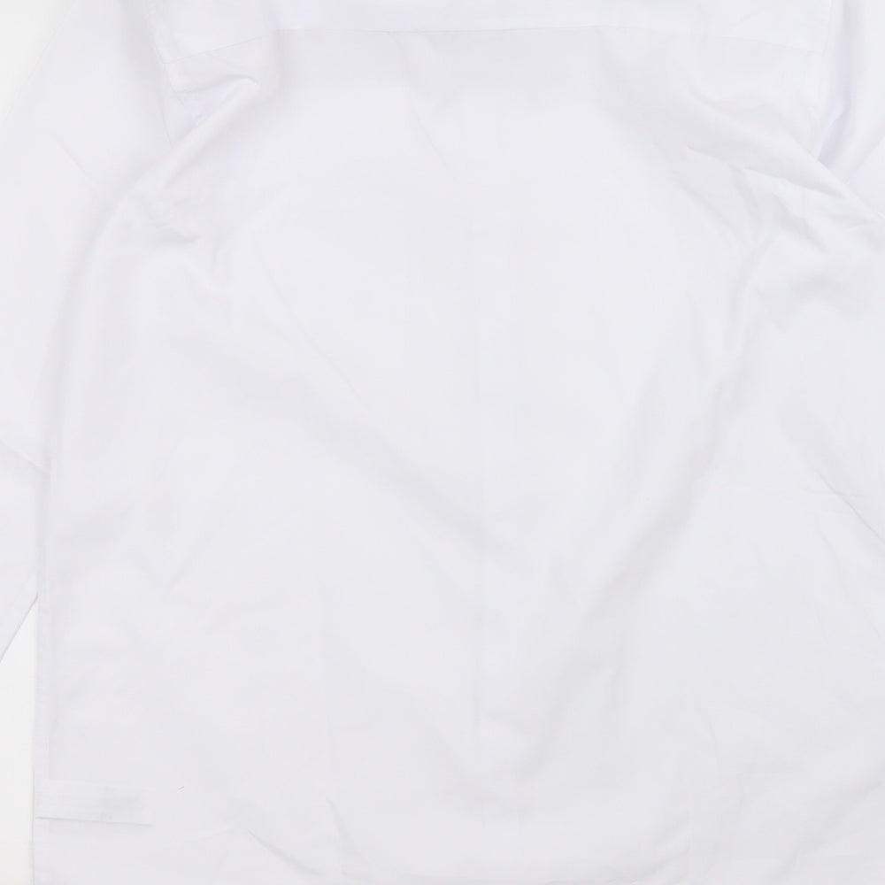 NEXT Boys White  Polyester Basic Button-Up Size 16 Years Collared