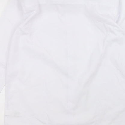 NEXT Boys White  Polyester Basic Button-Up Size 16 Years Collared
