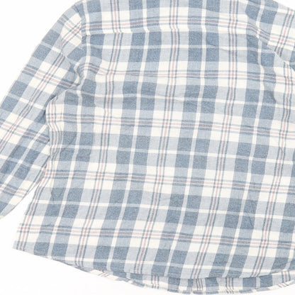 Womens UK Size 12 Dorothy Perkins Blue Basic Button-Up