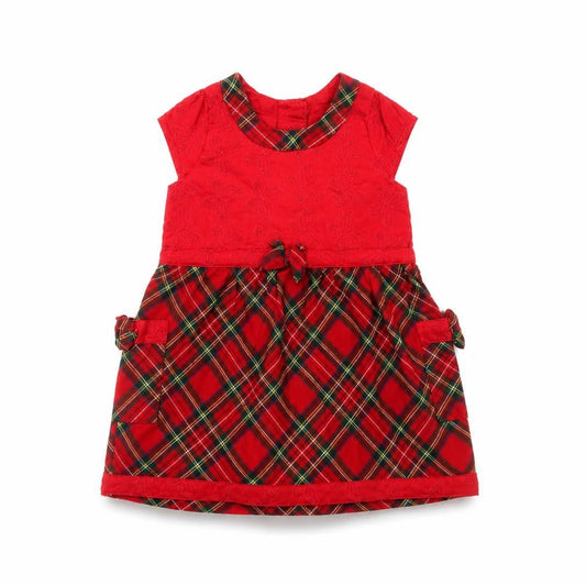 EWM Baby Red  Cotton A-Line  Size 12-18 Months  Round Neck