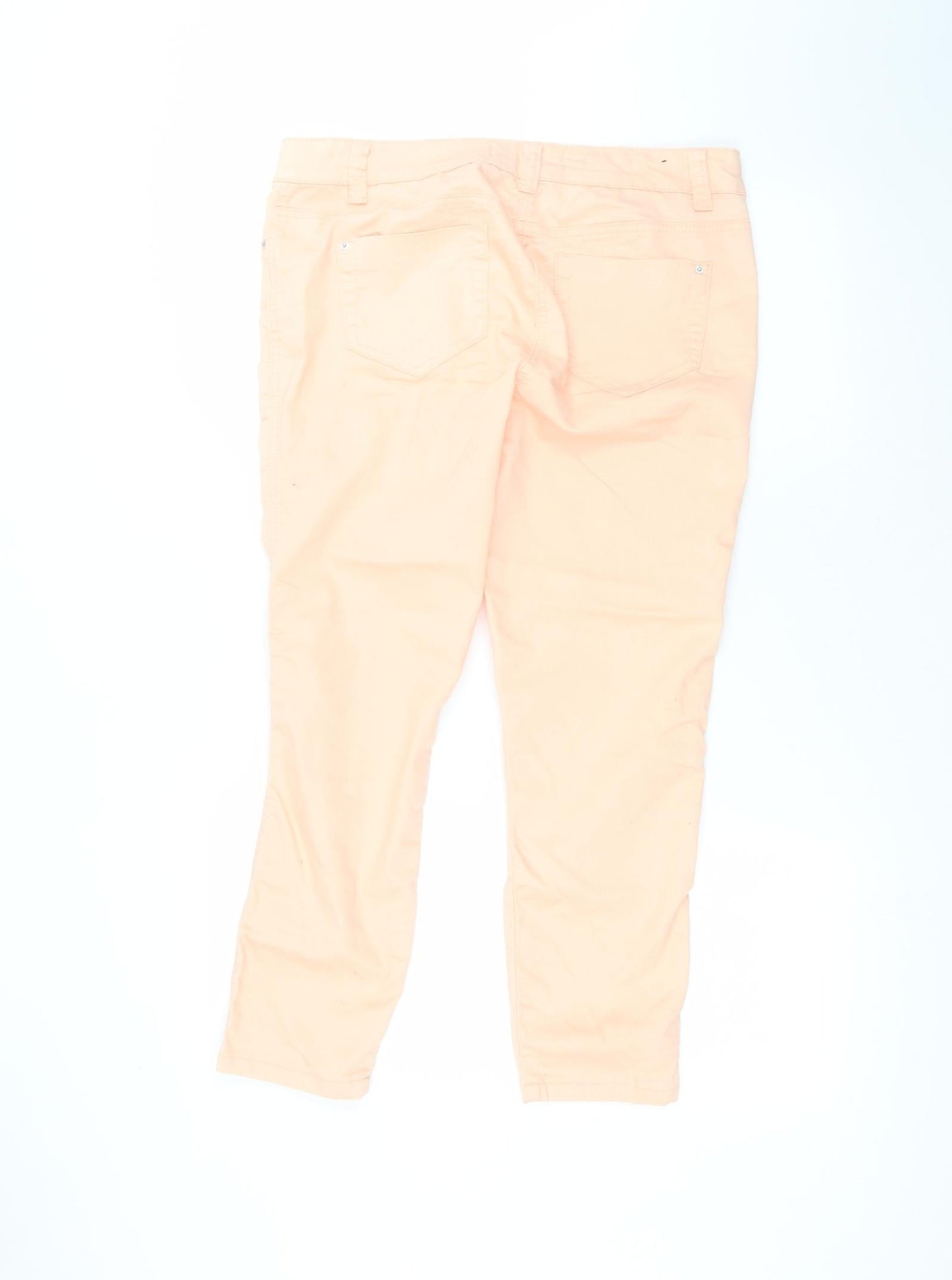 Womens UK Size 14 yes yes Regular Fit Skinny Pink Jeans
