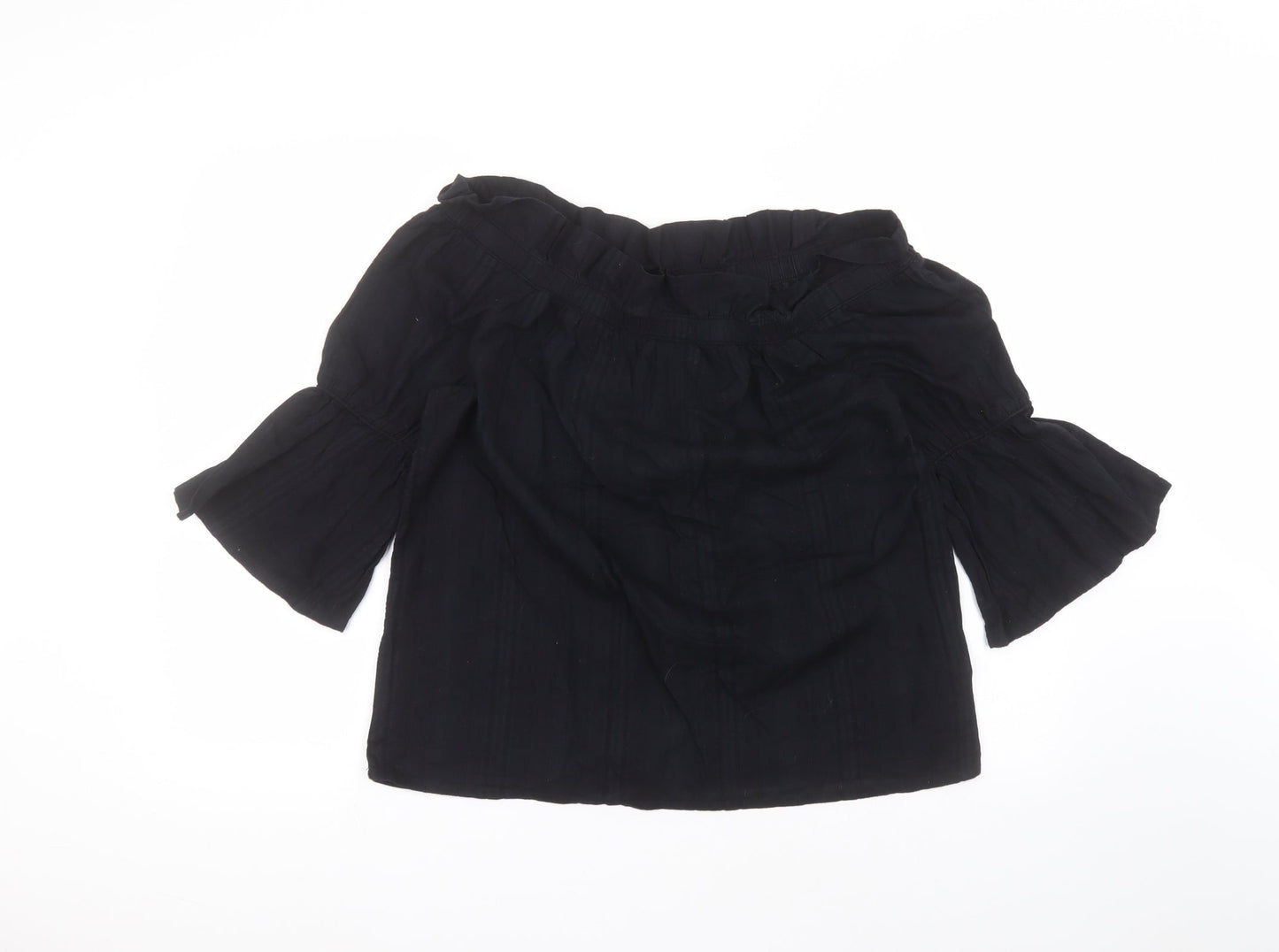 Womens UK Size 12 NEXT Black Basic T-Shirt