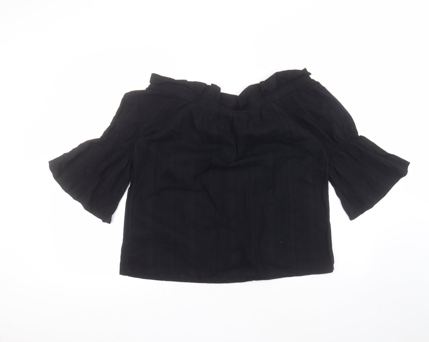 Womens UK Size 12 NEXT Black Basic T-Shirt