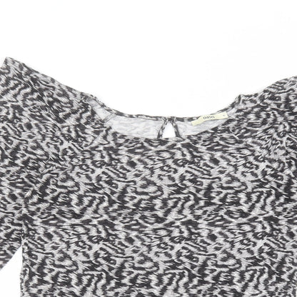 Womens UK Size M Oasis Grey Basic T-Shirt