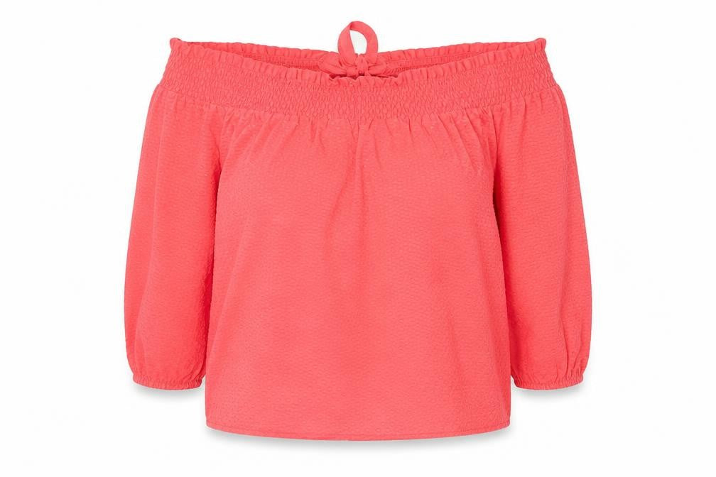 Womens UK Size 14 Primark Red Basic Blouse