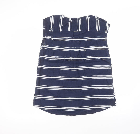 Womens UK Size M Monsoon Blue Basic T-Shirt