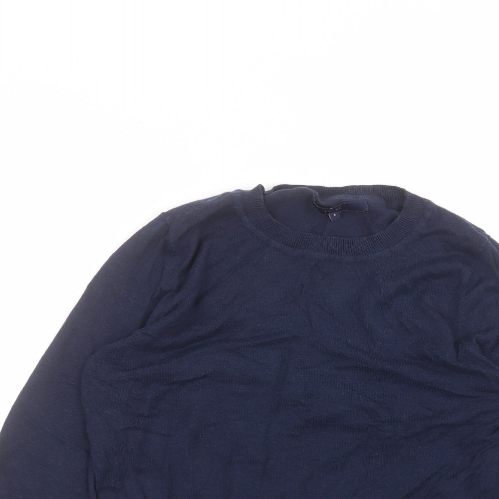 Womens UK Size 8 NEXT Blue Basic T-Shirt
