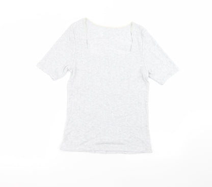 Womens UK Size 14 Marks and Spencer Grey Basic T-Shirt