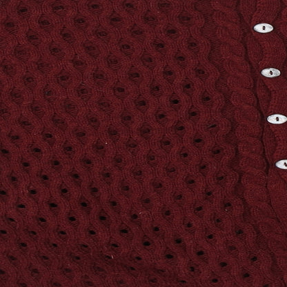 Womens UK Size 14 Marks and Spencer Red Pullover Jumper