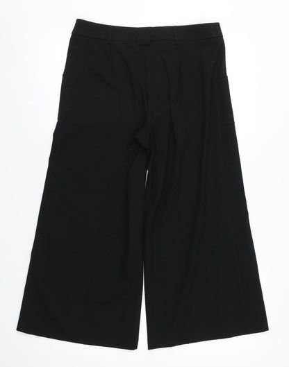 Womens UK Size 10 Marks and Spencer Regular Fit  Black Trousers
