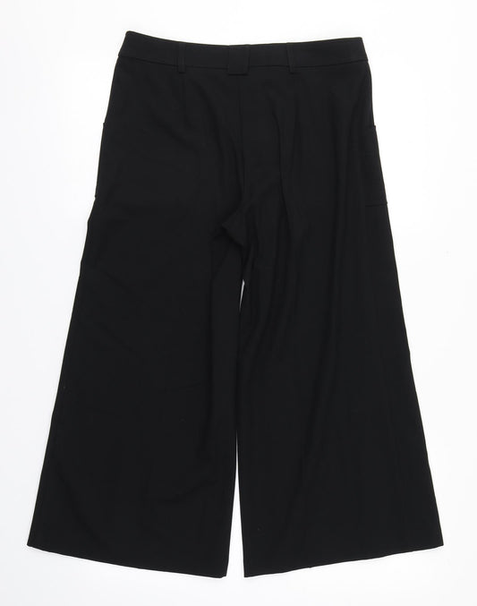 Womens UK Size 10 Marks and Spencer Regular Fit  Black Trousers