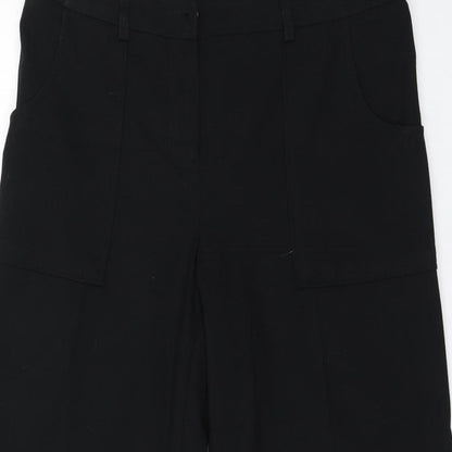 Womens UK Size 10 Marks and Spencer Regular Fit  Black Trousers