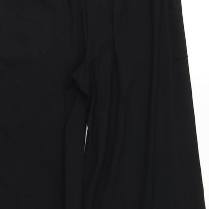 Womens UK Size 10 Marks and Spencer Regular Fit  Black Trousers