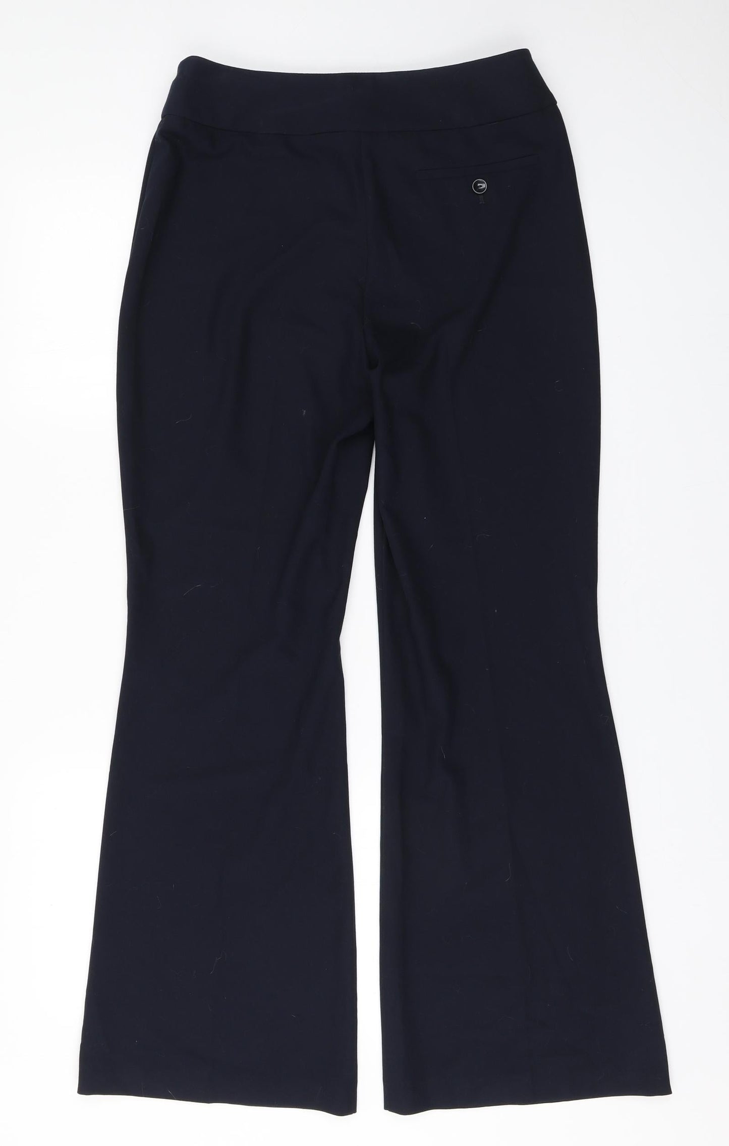Womens UK Size 10 Marks and Spencer Regular Fit  Blue Trousers