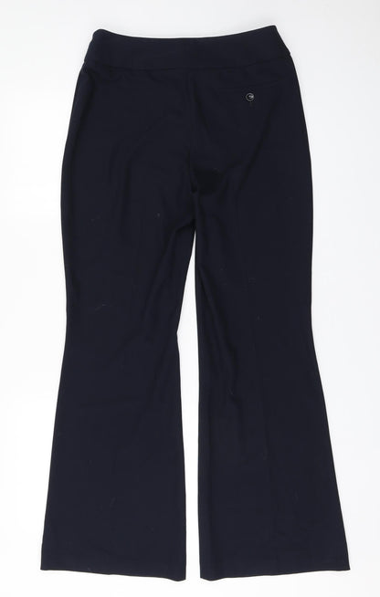 Womens UK Size 10 Marks and Spencer Regular Fit  Blue Trousers