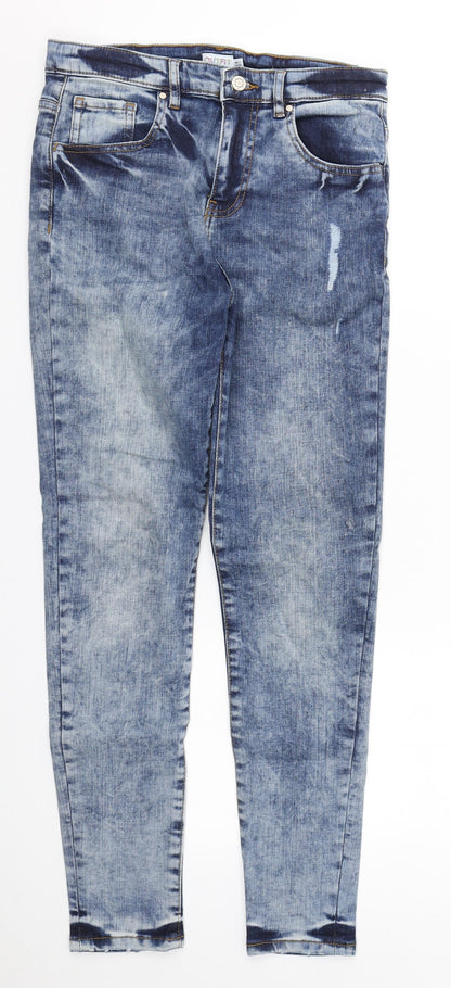 Outfit Kids Girls Blue  Cotton Straight Jeans Size 12 Years  Regular