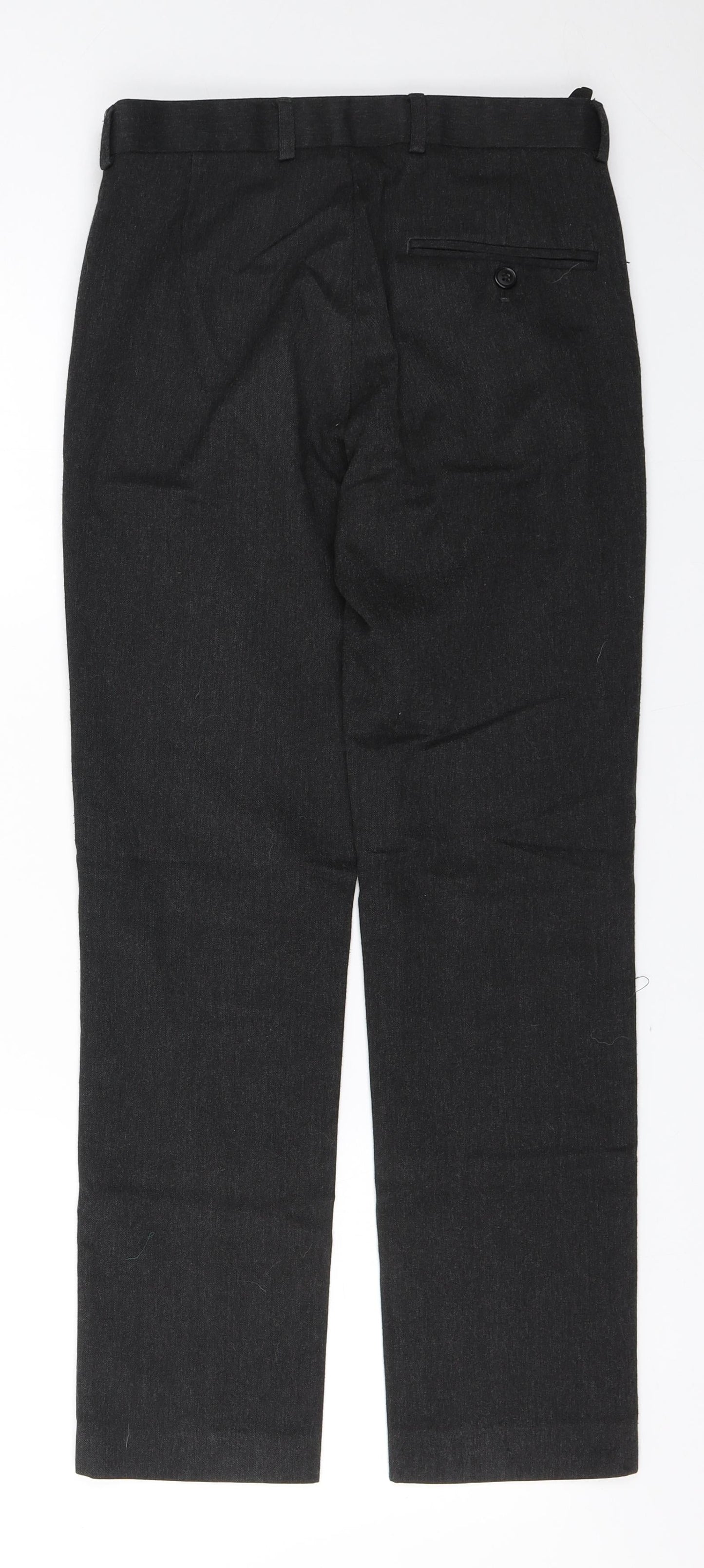 Banner Womens Grey  Polyester Trousers  Size 27 in L28 in Regular