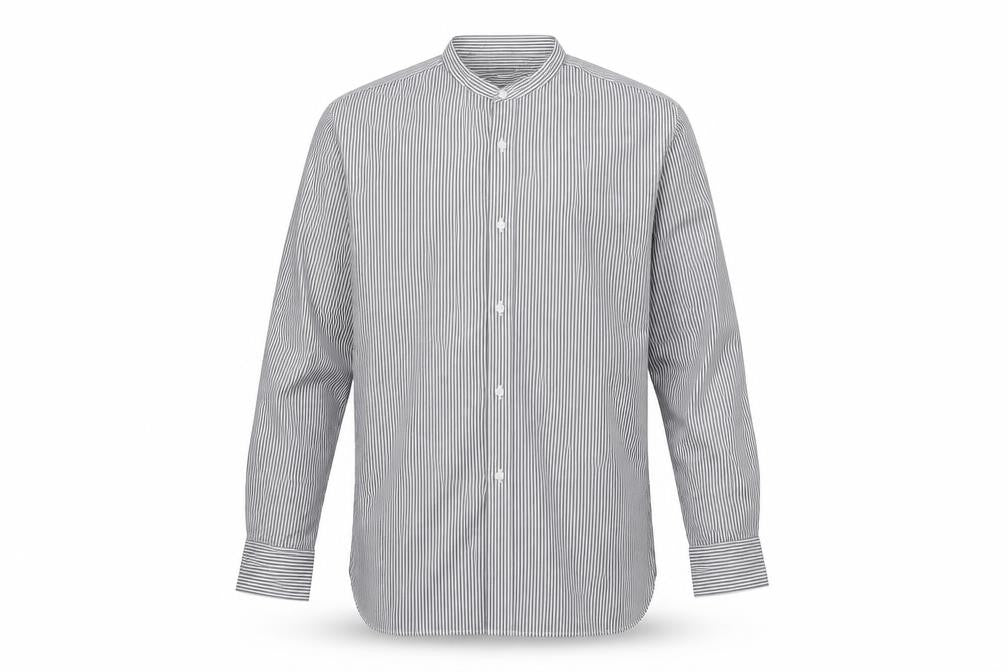 Mens UK Size 16 Preworn White  Button-Up Long Sleeve Casual Shirt