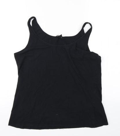 Womens UK Size 18 New Look Black Basic Tank