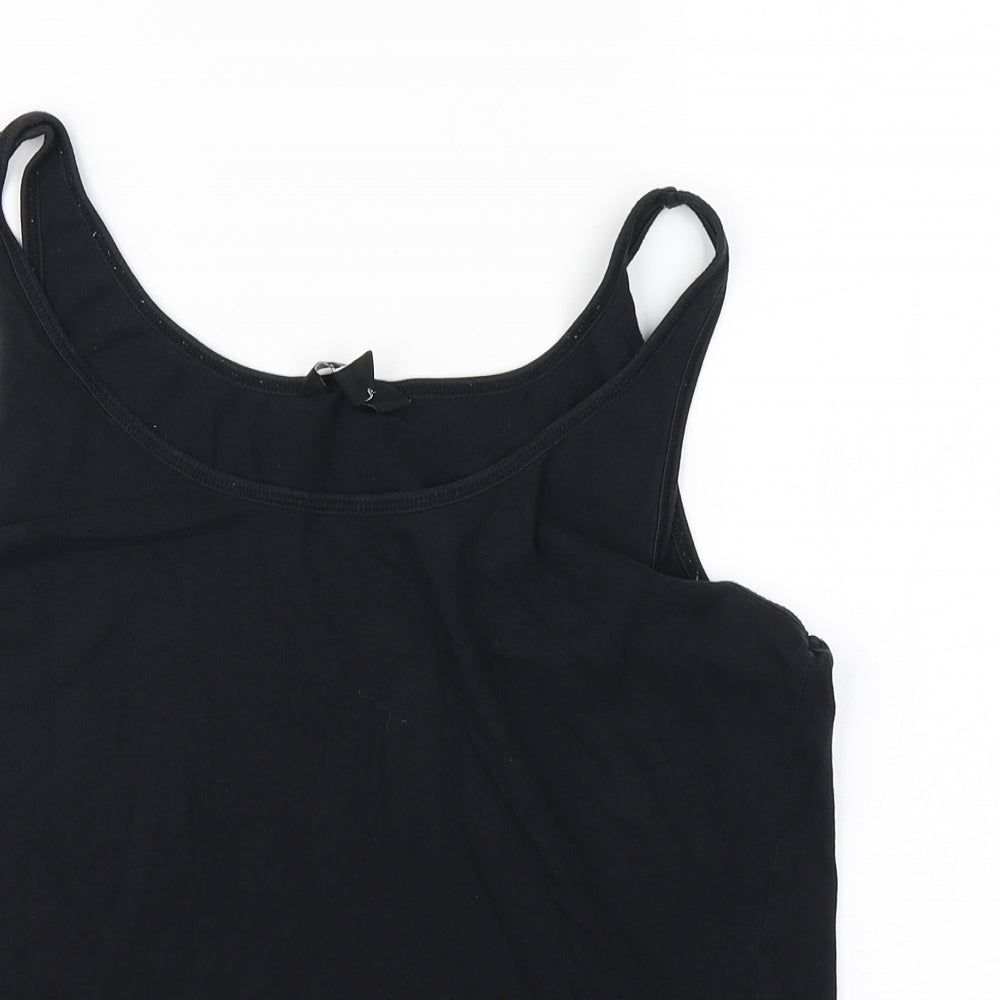 Womens UK Size 18 New Look Black Basic Tank