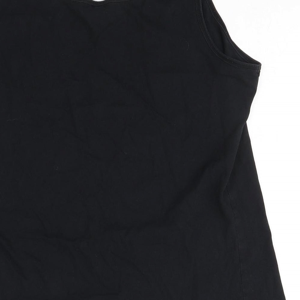 Womens UK Size 18 New Look Black Basic Tank