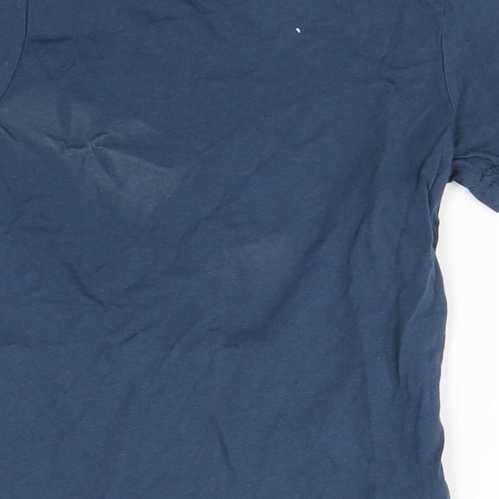 Studio Girls Blue  Cotton Basic T-Shirt Size 3-4 Years Round Neck  - Roarsome, Legend