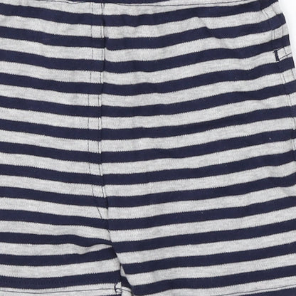 Disney Baby Blue Striped Cotton Sweatpants Trousers Size 12-18 Months   - Mickey Mouse